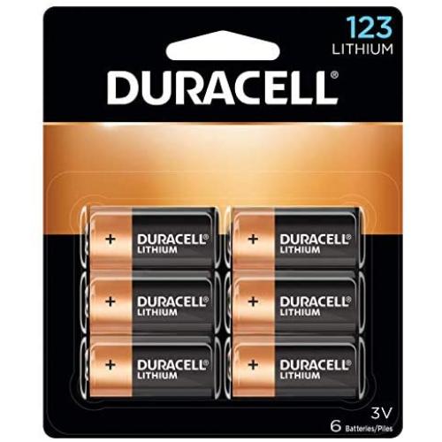 Duracell - 123 High Power Lithium Batteries - 6 Count