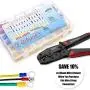Qibaok 840PCS Electrical Wire Connectors, Insulated Wire Crimp Terminals, Mixed Butt Ring Fork Spade Bullet Quick Disconnect Assortment Kit