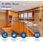 Hyperikon 6 Inch LED Recessed Lighting, 14W=75W 5 Inch, Retrofit Dimmable Downlight, UL, Warm White, 16 Pack