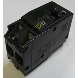 Square D Type QO 2-Pole Molded Case Circuit Breaker 100A QO2100