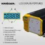 Krieger 4000 Watts Power Inverter 12V to 110V, Modified Sine Wave Car Inverter, Dual 110 Volt AC Outlets, Hardwire Kit, DC to AC Converter with Installation Kit - MET Approved to UL and CSA Standards