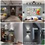 Ascher GU10 LED Light Bulbs, 50W Halogen Bulbs Equivalent, 4W, 400 Lumens, Non-Dimmable, 5000K Daylight White,120° Beam Angle, LED Bulbs for Recessed Track Lighting , GU10 Base, Pack of 10