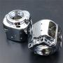 HTTMT MT265-001-CD Chrome Switch Housing Cover Compatible with 1996-2012 Harley Sportster 1996-2012 Harley Dyna 1996-2010 Harley Softail 2002-2012 Harley V-Rod