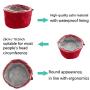 PinJaze - Hair Care Hat - Hair Steamer Cap - with 2 Level Temperature Control Thermal Cap For Home Hair Spa Hair Steamer Cap - Perfect for Family Personal Care (Red)