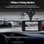 Dash Cam Front and Rear WZTO Backup Camera Dashboard Camera 170°Wide Angle Car DVR with 4 LCD Screen Dual Dash Cam with Night Vision WDR G-Sensor Parking Monitor Loop Recording Motion Detection
