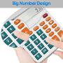 Helect Calculator, Standard Function Desktop Calculator, White