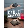 Smartish Cable Wrangler - Magnetic Cable Manager & Cord Organizer for Desk or Nightstand (Silk) - No. 2 Pencil Gray
