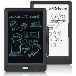 10 Inch LCD Writing Tablet, WOBEECO Electronic Drawing Tablet Kids Tablets Doodle Board Writing Pad for Kids and Adults at Home, School and Office with Lock Erase Button(Black)