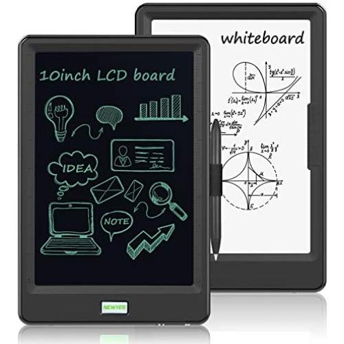 10 Inch LCD Writing Tablet, WOBEECO Electronic Drawing Tablet Kids Tablets Doodle Board Writing Pad for Kids and Adults at Home, School and Office with Lock Erase Button(Black)