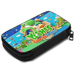 Hxuedan Yoshis Crafted World Data Cable Storage Bag Portable and independently Designed Storage Box, Suitable for Outdoor Travel to Place Data Cable Electronic Products, etc.