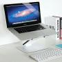 SKYZONAL Aluminum Notebook Desktop Stand Height Adjustable Laptop Stand for Computer PC Notebook MacBook Ipad