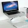 SKYZONAL Aluminum Notebook Desktop Stand Height Adjustable Laptop Stand for Computer PC Notebook MacBook Ipad