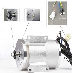 Electric Scooter Motor 48V 2000W Mid Drive Motor DC Brushless Controller 45A with LCD Throttle Grip 3-speed Switch for Go Kart ATV Electric Bicycle Conversion Kit (48V 2000W 45A motor kit)