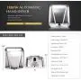 VALENS Stainless Steel Automatic High-Speed Hand Dryer, Heavy-Duty Wall Mounted Electric Hand Dryer 1800w for Commercial and Household Restrooms