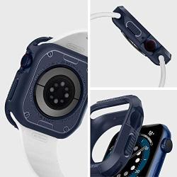 Spigen Rugged Armor Designed for Apple Watch Case for 44mm Series 6/SE/5/4 - Navy Blue