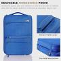 Voova Smart Laptop Sleeve Case Computer Carrying Bag with Attachable Seperate Accessory Pouch, Compatible with 13-13.3 inch MacBook Air / MacBook Pro, 13 XPS / Chromebook / Notebook, Waterproof, Blue