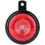 12V 110dB Small Motorcycle Horn, Universal 435HZ Loud Snail Horn Car Snail Air Horn Waterproof Snail Horn Loudspeaker for Car Vehicle Truck Motorcycle(Red)