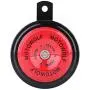 12V 110dB Small Motorcycle Horn, Universal 435HZ Loud Snail Horn Car Snail Air Horn Waterproof Snail Horn Loudspeaker for Car Vehicle Truck Motorcycle(Red)