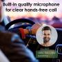 PALOVUE Bluetooth 5.0 Receiver with Qualcomm CSR Wireless Car Kit for Music Streaming and Hands-Free Calling for Car Home Stereo with 3.5mm Aux Port No Charging Needed LinkFlow