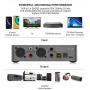 SONCOZ LA-QXD1 HiFi Audio Digital to Analogue Converter USB DAC Balanced ES9038Q2M 32bit/768kHz PCM/DSD512 XMOS with XLR/USB/Opt/Coax Input Grey