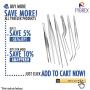 FYBREX 8 inches Stainless Steel Tweezers Curved Tips, All-purpose Forceps Professional Tweezers Tongs with Comfortable Ridged Handle for Beauty Crafting Cooking Repairing and General Purpose