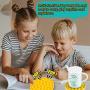 Push Pop Bubble Sensory Toy - Autism Special Needs Stress Reliever Silicone Stress Reliever Toy，Squeeze Sensory Toy for Kids (Yellow, Round)