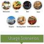 Wireless Calling System for Caregiver Pager Restaurant Waiter Server Pager System for Customers Elderly Patient Smart Nurse Paging System for Clinic Hospital Church 1 Display Receiver+5 Call Buttons