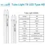 Focuslux 4 Pack T8 T12 LED Bulbs 4 Foot, 18W = 40W Fluorescent, 3200Lm, 4000K, T10 Light Tube, Single or Double Ended Powered, Dual End Ballast Compatible & Bypass , UL, DLC, Clear Focuslux 4 Pack T8 T12 LED Bulbs 4 Foot, 18W = 40W Fluorescent, 3200Lm, 4000K, T10 Light Tube, Single or Double Ended Powered, Dual End Ballast Compatible & Bypass , UL, DLC, Clear
