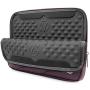 Vangoddy Shock Absorbent Carrying Quilted Sleeve Purple Travel Case for Fujitsu Lifebook 11.3 inch 12.5 inch Laptop Tablets