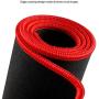 Large Gaming Mouse Pad XXL/Extended Mat Desk Pad/Mouse pad Long Non-Slip Soft Rubber Bottom Keyboard Pad/Mice Pads Mouse Desk Pad Stitched Edges Use for Laptop (Red Edge, 27''x12''x0.2'')