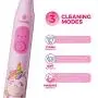 Vekkia Sonic Rechargeable Kids Electric Toothbrush, 3 Modes with Memory, Fun & Easy Cleaning, 31000 Strokes, IPX7 Waterproof, 2-Min Timer for Age 3+, 4 Soft Bristles Vekkia Sonic Rechargeable Kids Electric Toothbrush, 3 Modes with Memory, Fun & Easy Cleaning, 31000 Strokes, IPX7 Waterproof, 2-Min Timer for Age 3+, 4 Soft Bristles