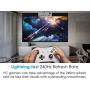 Optoma UHD30 True 4K UHD Gaming Projector | 16ms Response Time with Enhanced Gaming Mode | Lowest Input Lag on 4K Projector | 240Hz Refresh Rate | HDR10 & HLG