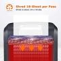 Bonsaii 240-Minute Heavy Duty Paper Shredder, 18-Sheet Cross-Cut for CDs/Credit Cards with Jam Proof System, 7.9 Gallons Pullout Wastebasket and 4 Casters, Black (3S30)