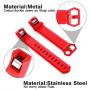 Welltin Bands for Women and Men(4 Pack), Classic Soft Silicone Sport Strap Replacement Wristband, Small Large