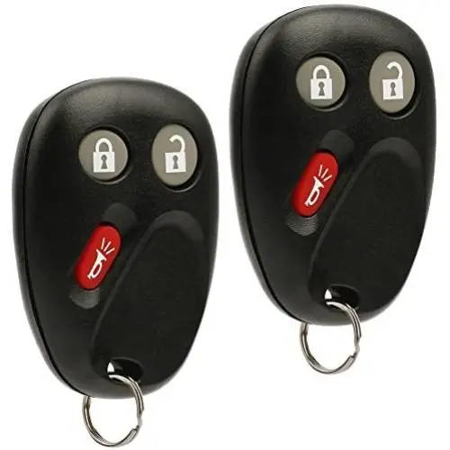 Key Fob Keyless Entry Remote fits 2003-2006 Chevy Tahoe Suburban Silverado Avalanche Equinox SSR/GMC Sierra Yukon/Cadillac Escalade/Hummer H2 / Pontiac Torrent/Saturn Vue (LHJ011), Set of 2 Key Fob Keyless Entry Remote fits 2003-2006 Chevy Tahoe Suburban Silverado Avalanche Equinox SSR/GMC Sierra Yukon/Cadillac Escalade/Hummer H2 / Pontiac Torrent/Saturn Vue (LHJ011), Set of 2