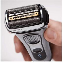 Braun Series 9 Electric Shaver for Men 9292cc, Wet and Dry, Integrated Precision Trimmer, Rechargeable and Cordless Razor with Clean & Charge Station and Travel Case, Silver