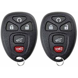 KeylessOption Keyless Entry Remote Control Car Key Fob Replacement for 15913415 (Pack of 2)