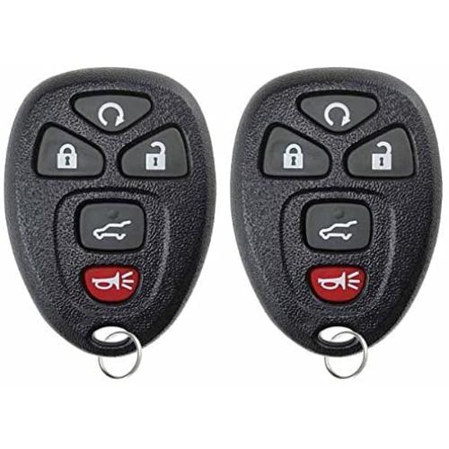 KeylessOption Keyless Entry Remote Control Car Key Fob Replacement for 15913415 (Pack of 2)