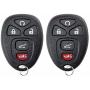 KeylessOption Keyless Entry Remote Control Car Key Fob Replacement for 15913415 (Pack of 2)