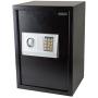 Stalwart Digital Safe-Electronic, Extra-Large, Steel, Keypad, 2 Manual Override Keys-Protect Money, Jewelry, Passports-for Home or Business, Black, 14'' L x 12'' W x 20'' H - 65-EA-50