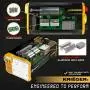 Krieger 4000 Watts Power Inverter 12V to 110V, Modified Sine Wave Car Inverter, Dual 110 Volt AC Outlets, Hardwire Kit, DC to AC Converter with Installation Kit - MET Approved to UL and CSA Standards