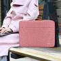 NIDOO 13 inch Laptop Sleeve case Notebook Bag Protective Handbag for 13'' MacBook Air / 13.5'' Surface Book / 13.3'' ThinkPad L380 L390 Yoga / 13.9'' Lenovo Yoga C930 / 14'' HP EliteBook 1040, Red