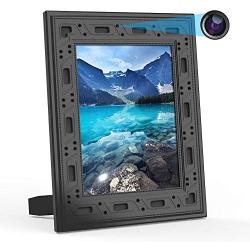 Hidden Spy Camera WiFi Photo Frame 1080P Home Security Camera Night Vision and Motion Detection Wireless IP Nanny Cam with One Year Battery Standby Time and Instant Alerts to Smartphone (Video Only)