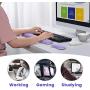 VicTsing Keyboard Wrist Rest Pad & Mouse Wrist Rest, Memory Foam & Superfine Fibre, Easy Typing and Pain Relief for Computer, Laptop, Office, Purple
