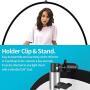 Emart 8.5ft Photography Light Stand and Background Reflector Disc Holder Clip for Photo Video Studio Product Portrait Shooting