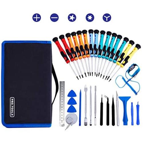 Repair Tools Kit, Precision Screwdriver Set,Electronic Devices Pry Open DIY Computer Repair Tool Kits for Phones/Computers/PC/Tablets/Pads/iPad Pro/Watch