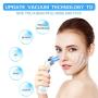 Blackhead Remover Vacuum - June Julien Facial Pore Cleanser Electric Acne Comedone Extractor Kit USB Rechargeable Blackhead Suction Tool with LED Display for Facial Skin(Blue)