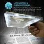 [Rechargeable] 3X Large Ultra Bright LED Page Magnifier with 12 Anti-Glare Dimmable LEDs(Evenly Lit Viewing Area & Relieve Eye Strain)-Ideal for Reading Small Prints & Low Vision Seniors