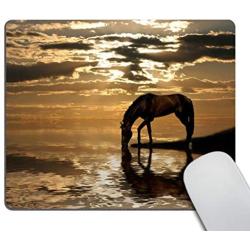 Smooffly Gaming Mouse Pad Custom,Horse Nature Personality Desings Rectangle Non-Slip Rubber Mouse Pads 9.5 X 7.9 Inch (240mmX200mmX3mm)
