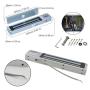 Visionis FPC-5192 600lbs Indoor Electromagnetic Lock with 600 lbs L and Z Bracket for Inswinging Door
